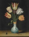 tulipanes en un jarrón wan li Ambrosius Bosschaert